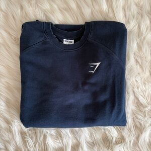 Gymshark Men's Deep Blue Crewneck Sweater